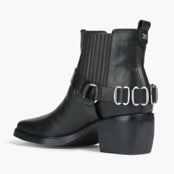 SAM ELDMAN BELLAMIE Black Ankle Boots 7.5 - Picture 7 of 7